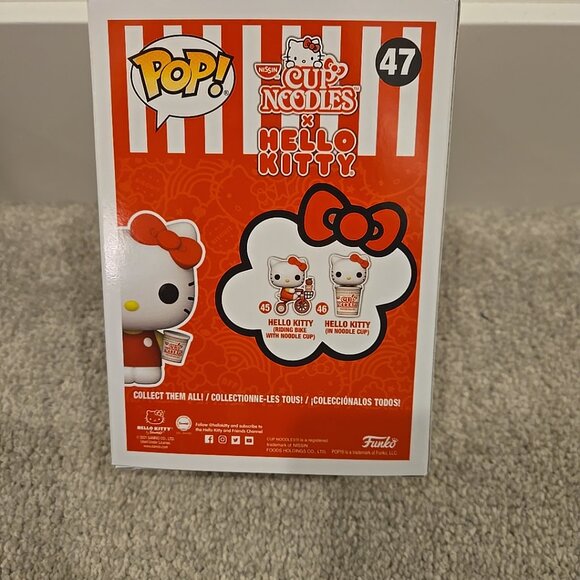 Funko Pop! Vinyl: Sanrio - Hello Kitty (With Noodles) - EB games(Exclusive) #47 - Picture 3 of 6